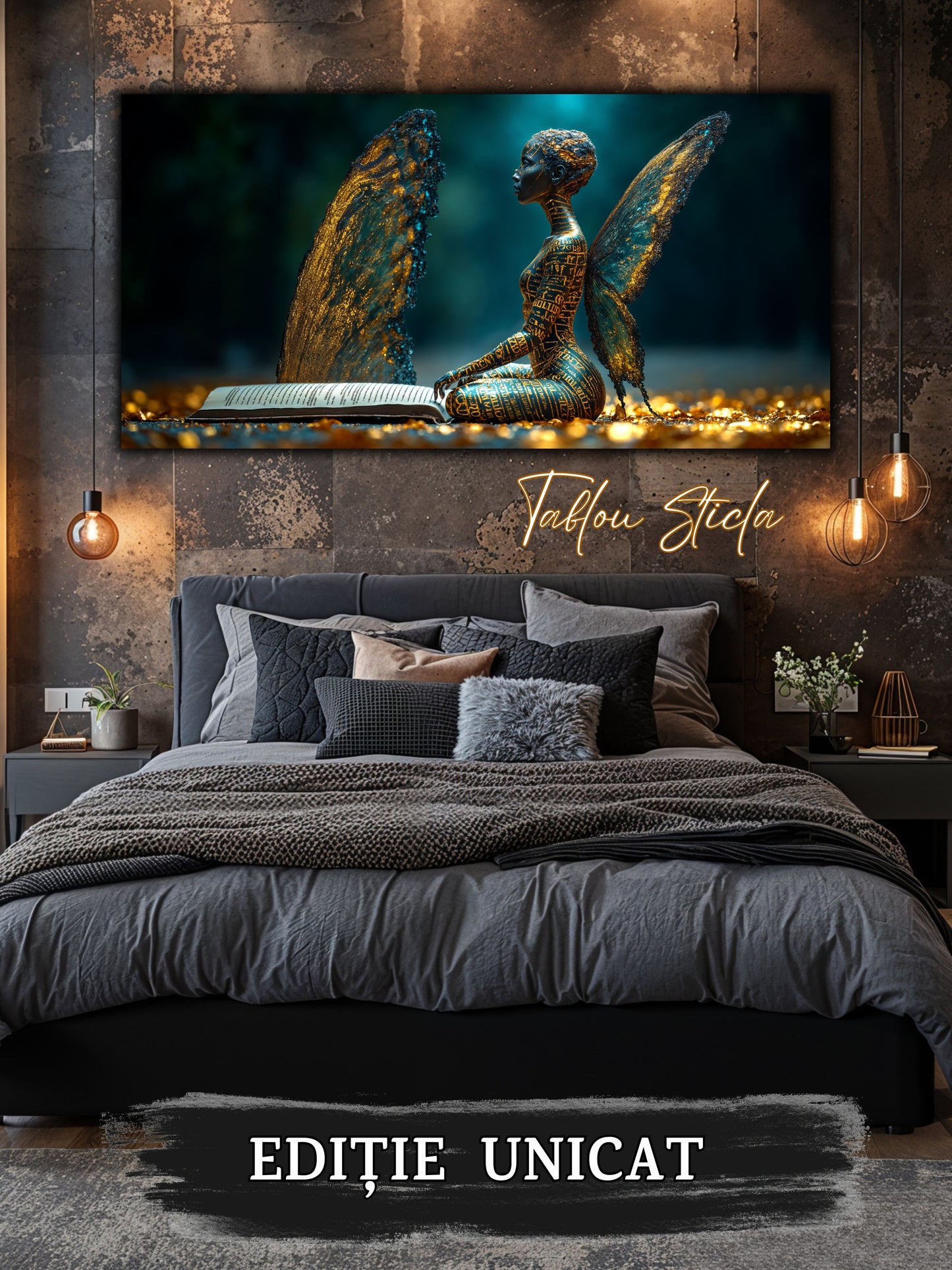 Tablou pe sticlă securizată – unicat - Silent Shatter 02