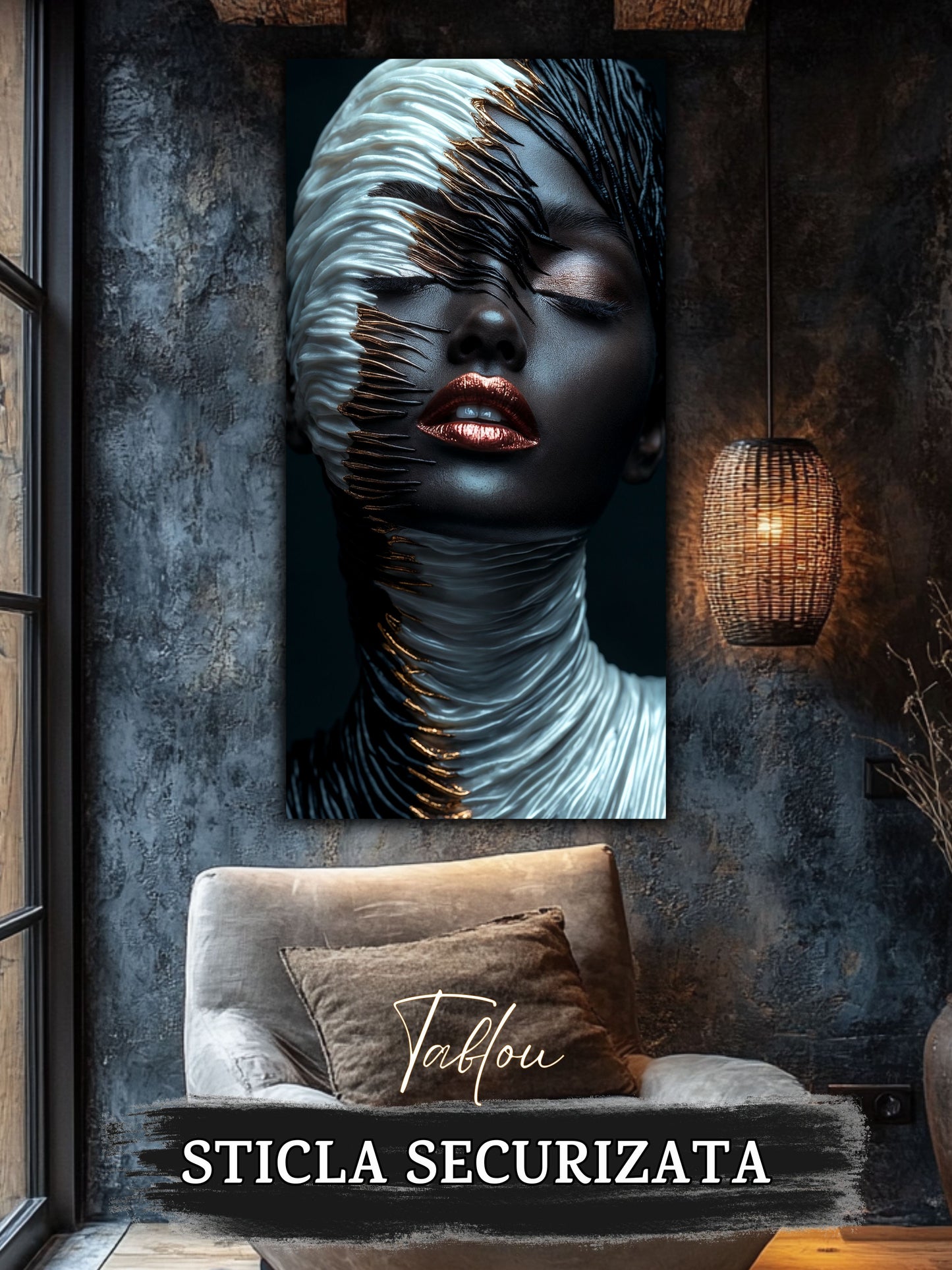 Innerverse - Tablou Sticla  - Unicat - no01
