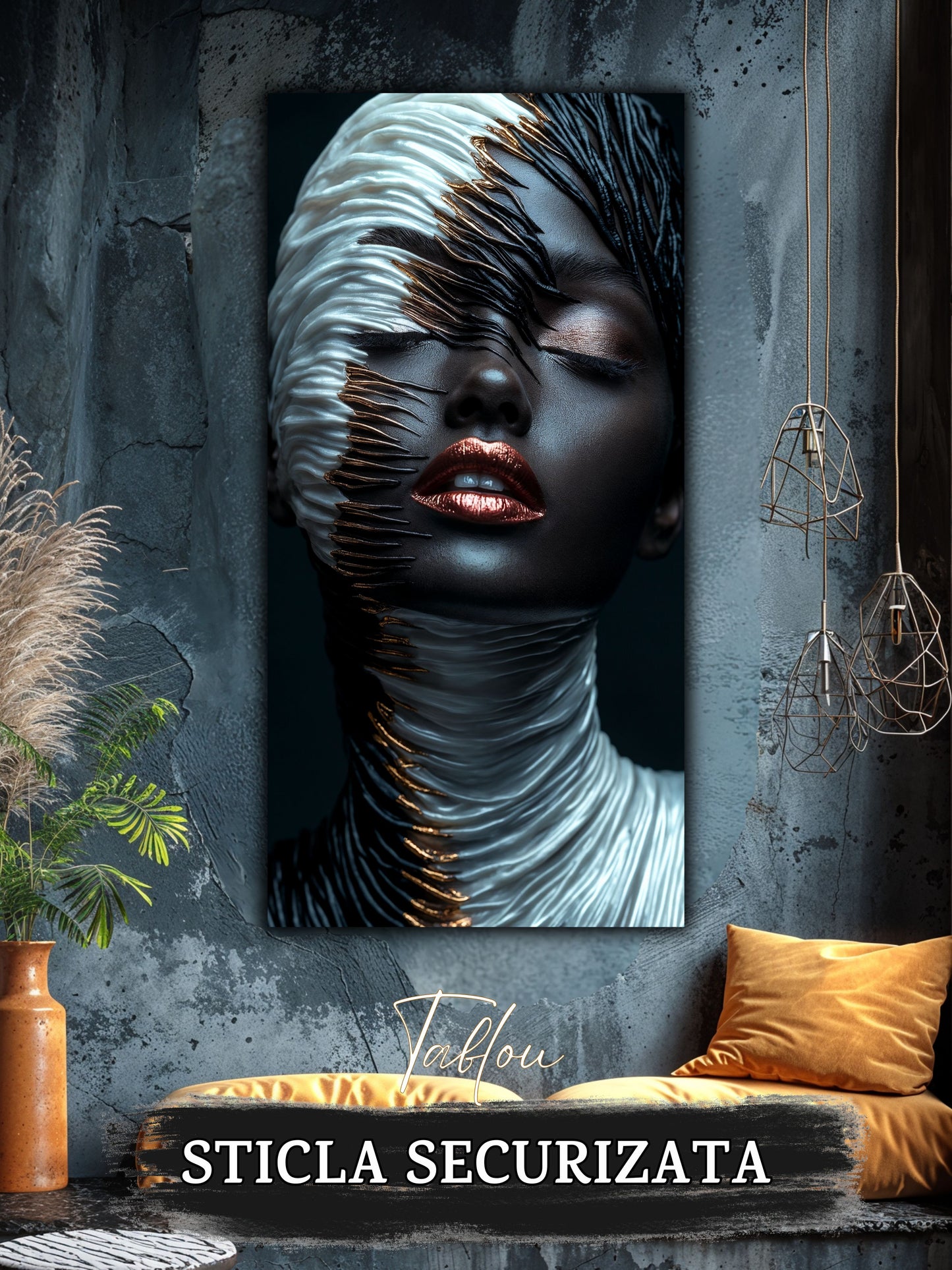 Innerverse - Tablou Sticla  - Unicat - no01