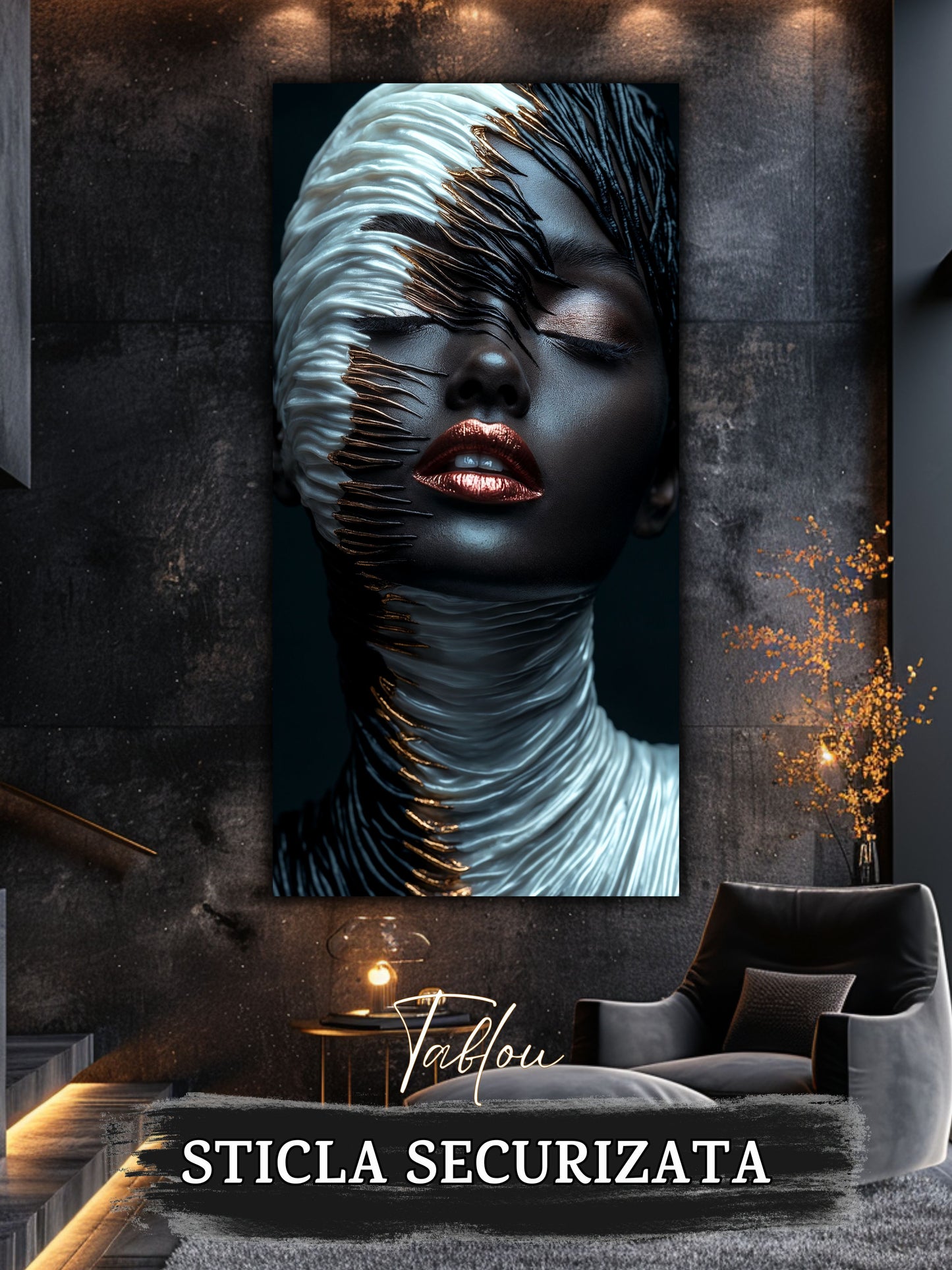 Innerverse - Tablou Sticla  - Unicat - no01