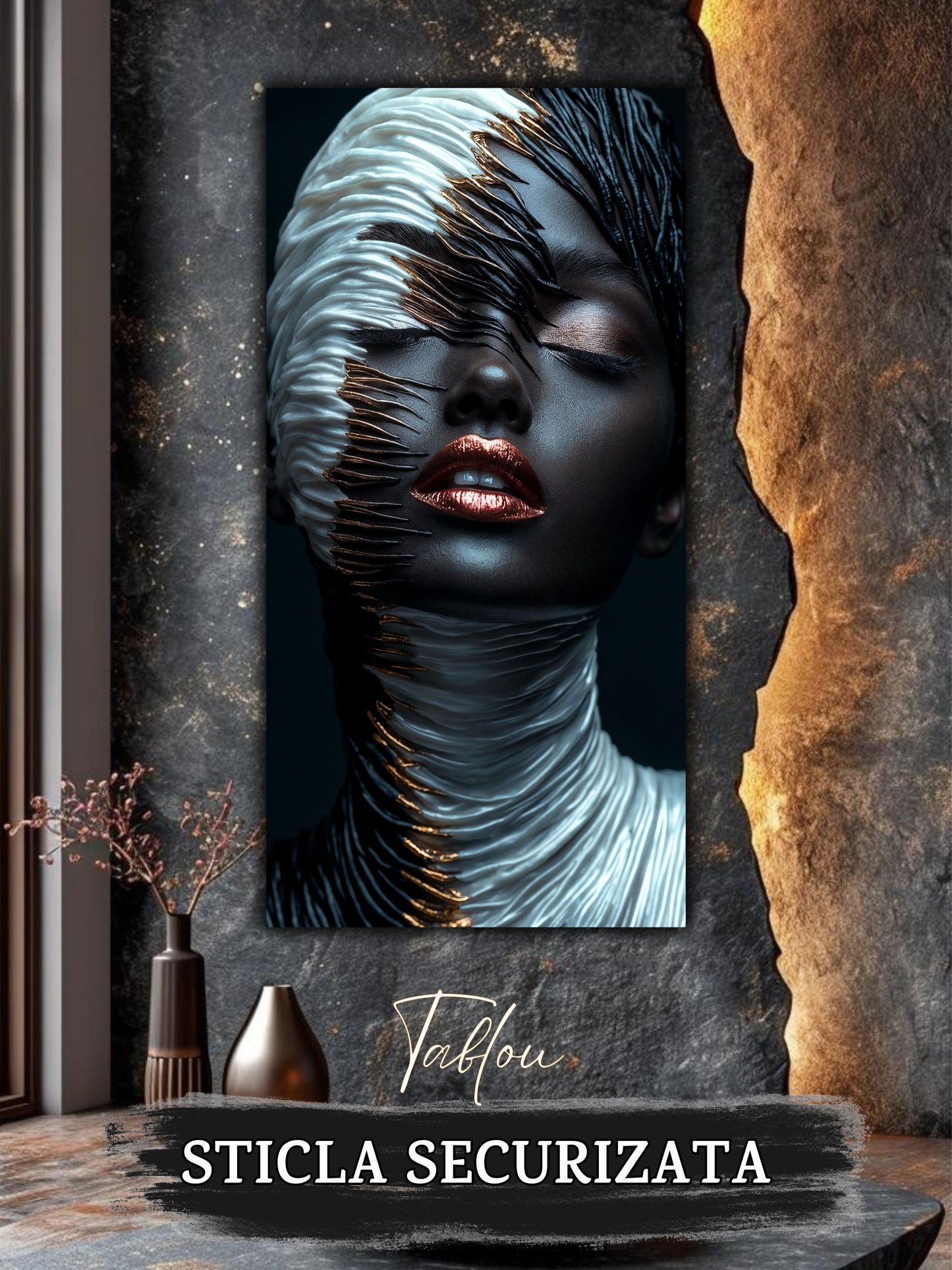 Innerverse - Tablou Sticla  - Unicat - no01