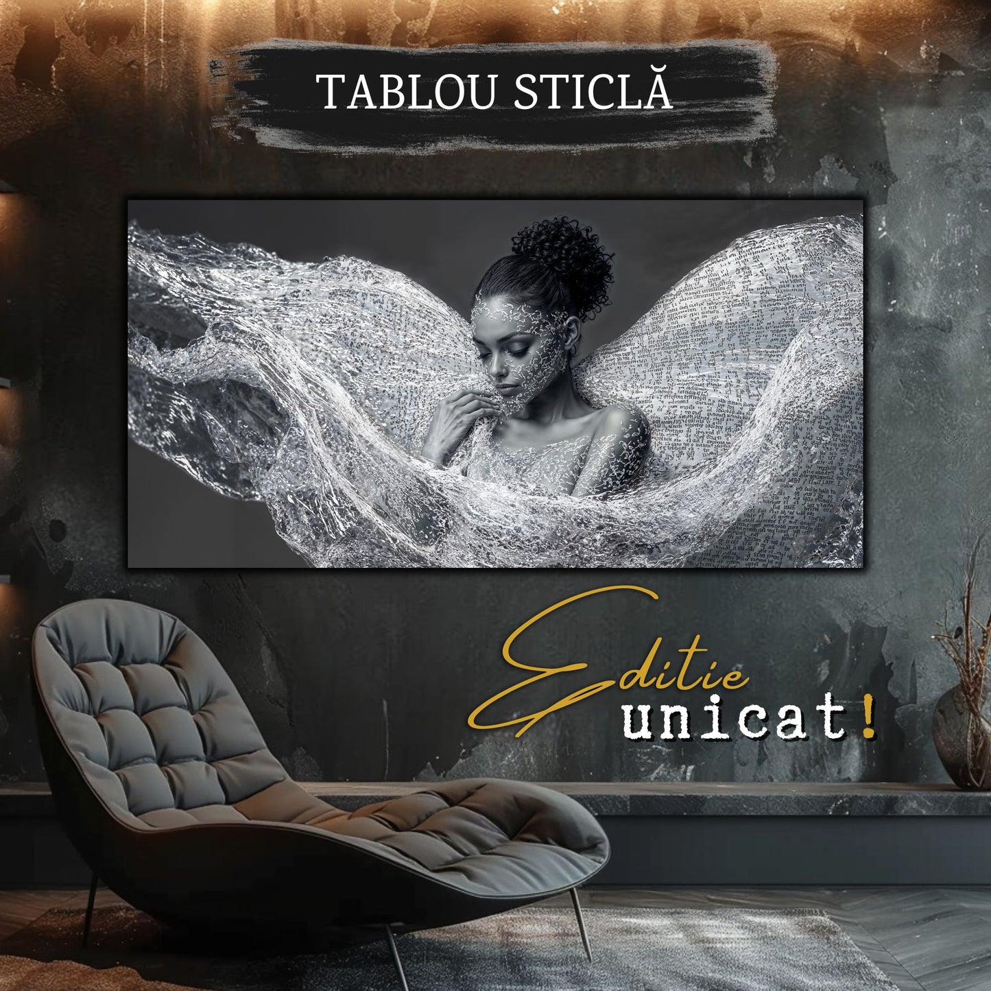 Frosted Soul 02 - Tablou Sticla Securizata