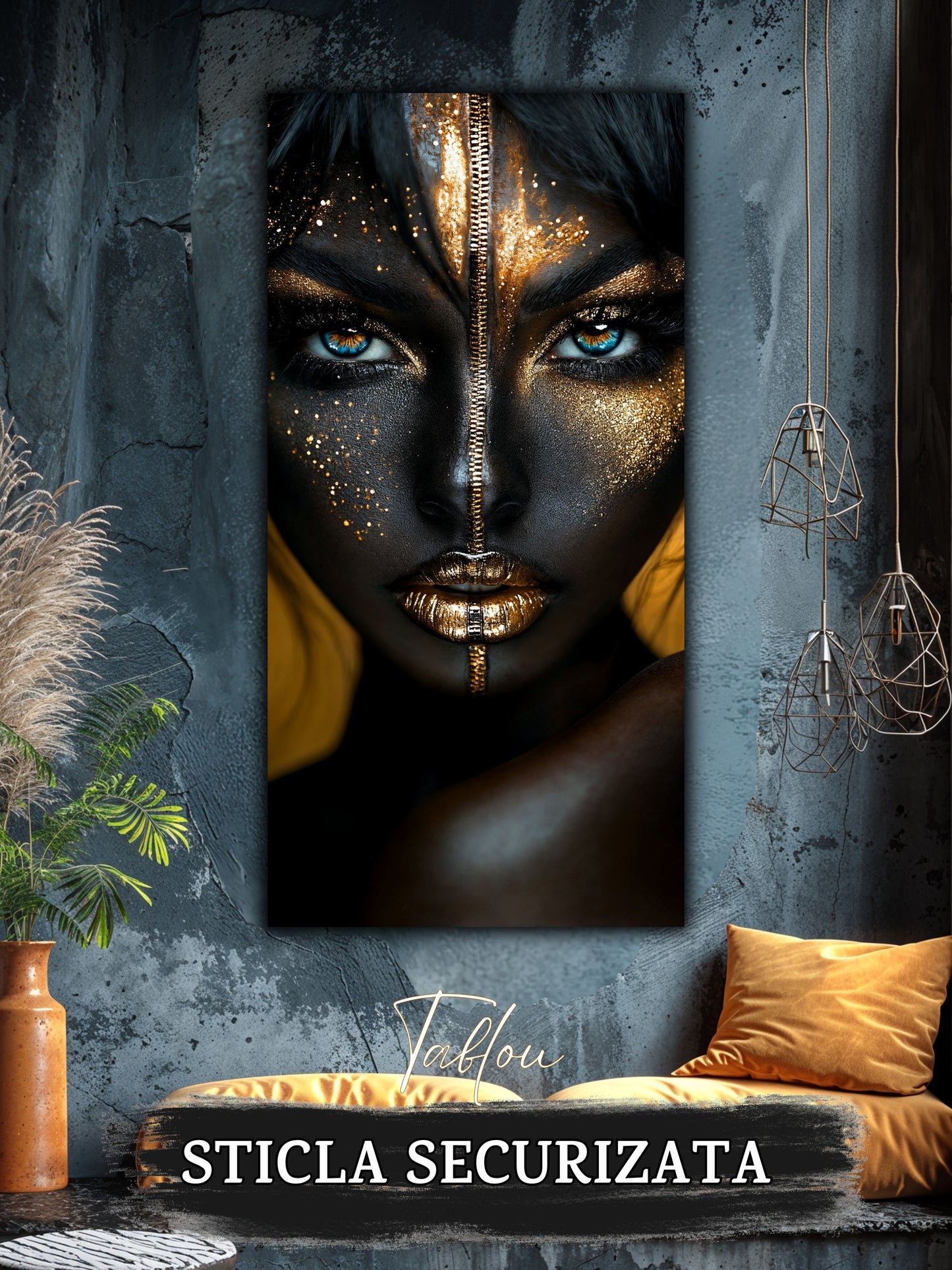 Tablou Sticla - Dark Zen - 24