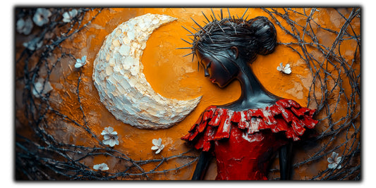 Thorned Beauty - Tablou Sticla Securizata - no05