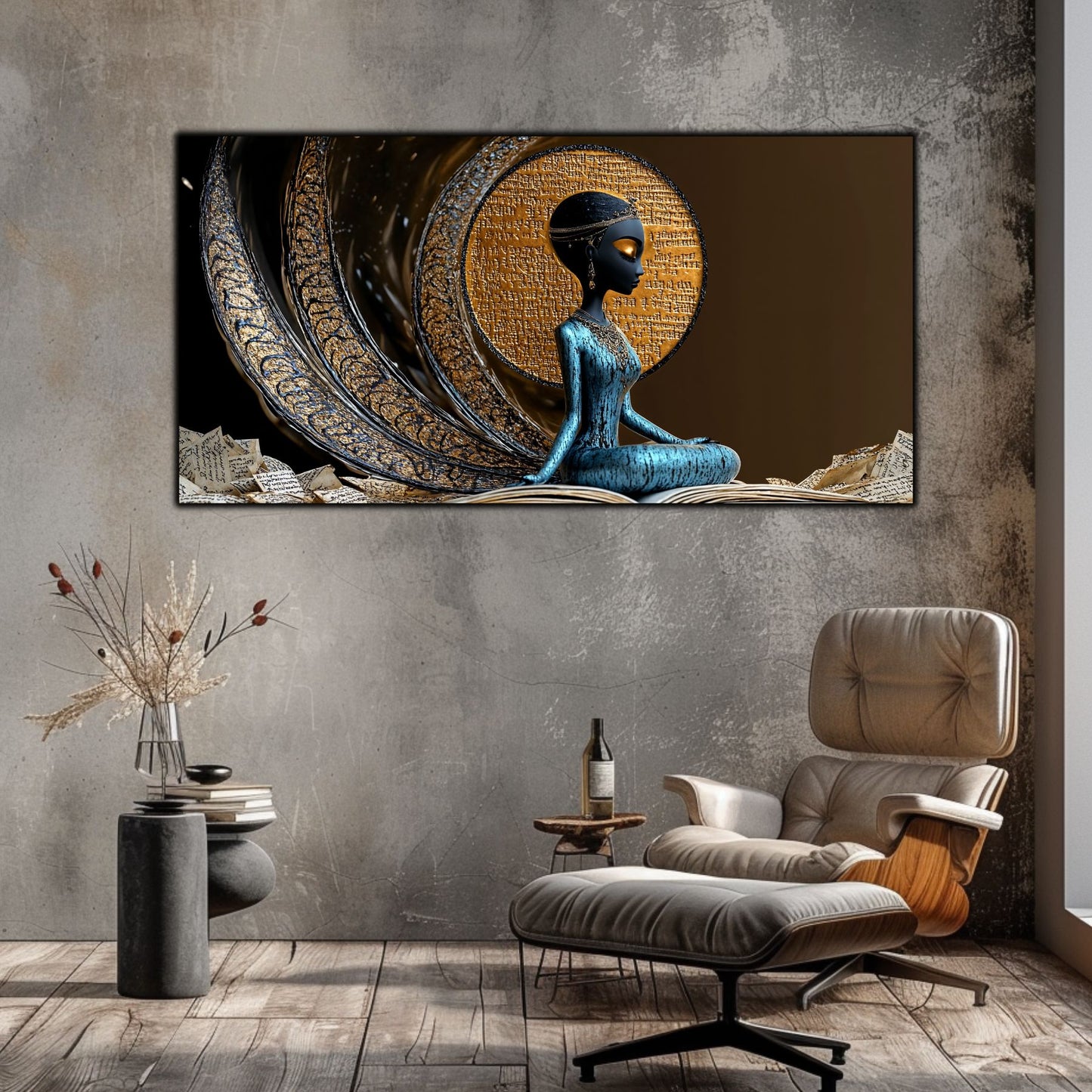 Neo-Icon, Tablou Decorativ din Sticla – Ideal pentru Dormitor si Living NO 04