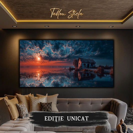 Night and Soul - Tablou Living  - Sticla Securizata - no02