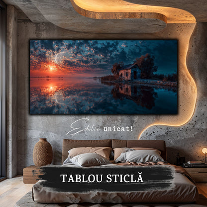 Night and Soul - Tablou Living  - Sticla Securizata - no15