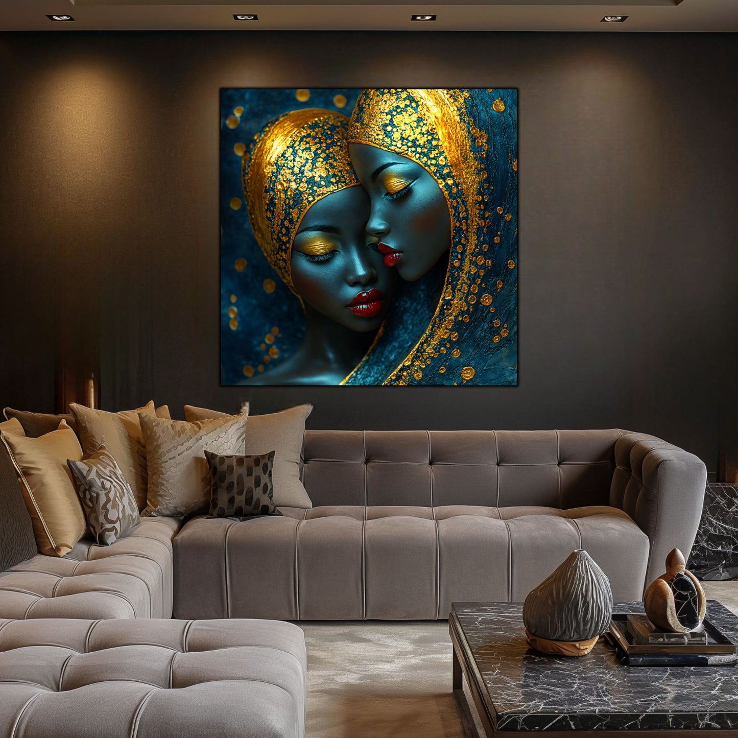 Tablou unicat din sticlă securizată - Beyond Tribe NO35