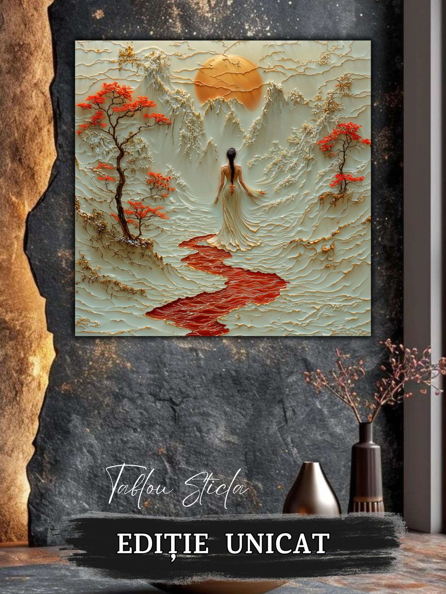 Tablou Sticla - Silk Road - 04