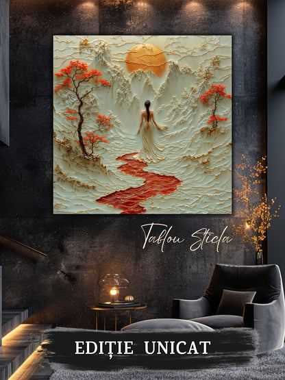 Tablou Sticla - Silk Road - 04