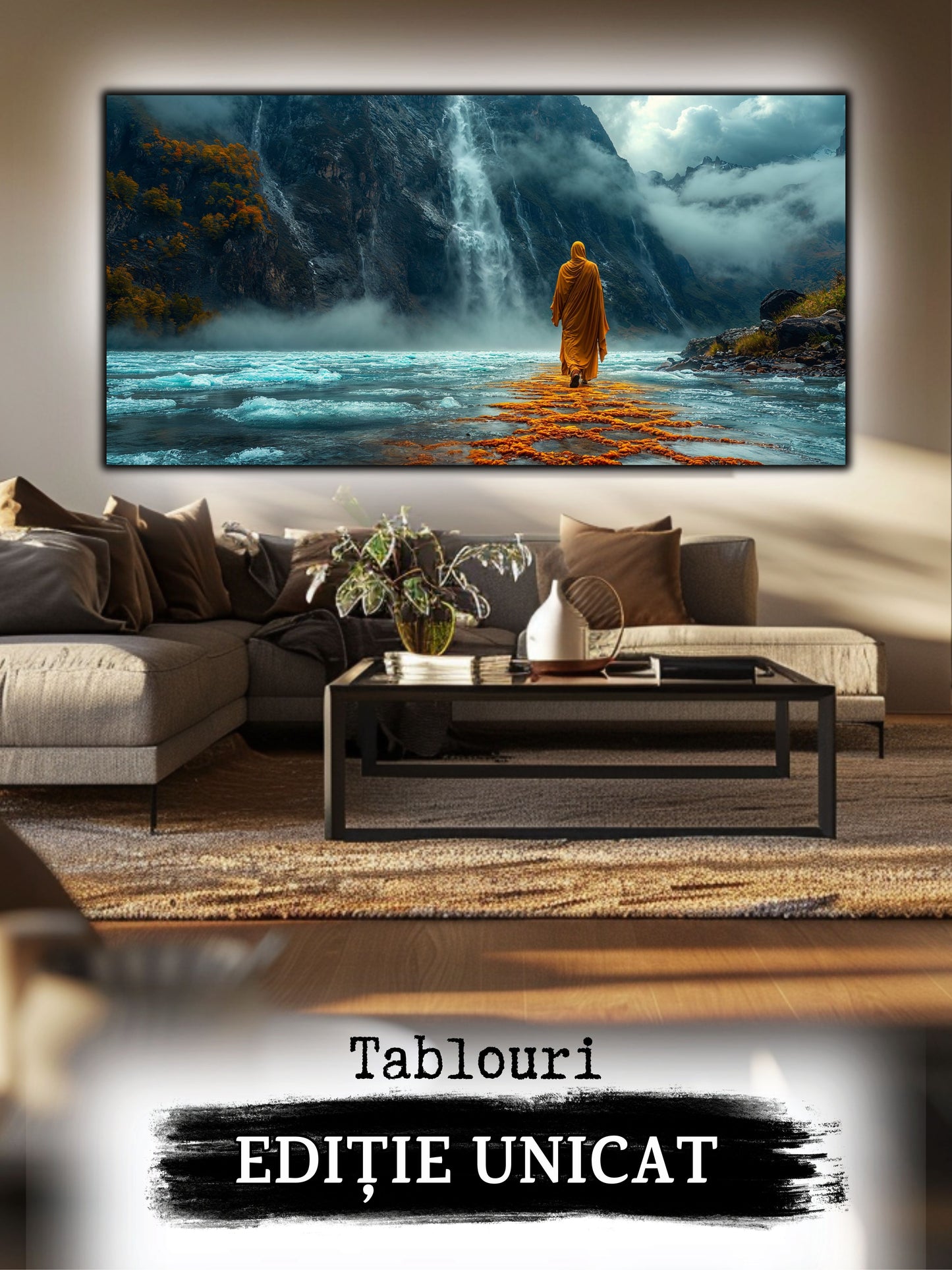 Tablou unicat din sticlă securizată Vanishing Step - No05