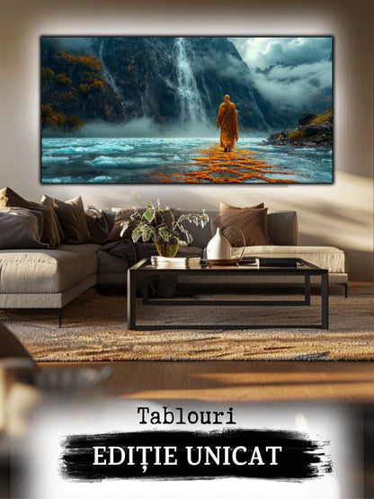 Tablou unicat din sticlă securizată Vanishing Step - No05