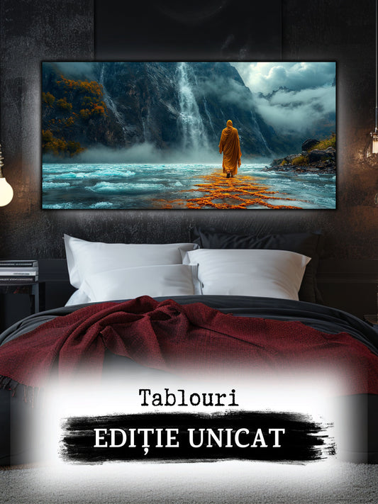 Tablou unicat din sticlă securizată Vanishing Step - No05