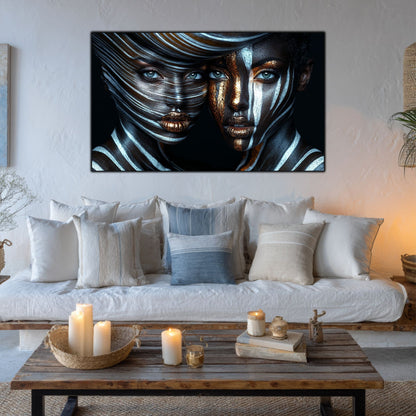 Dark Glow - Tablou Decorativ Contemporan si Abstract - NO02