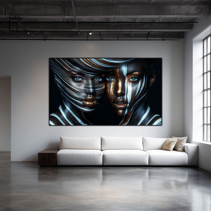 Dark Glow - Tablou Decorativ Contemporan si Abstract - NO02