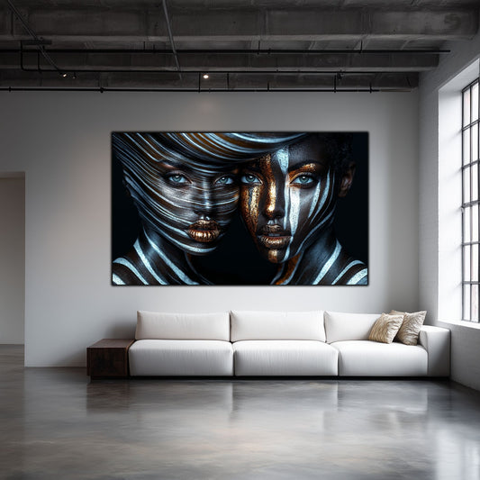 Dark Glow - Tablou Decorativ Contemporan si Abstract - NO02