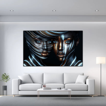 Dark Glow - Tablou Decorativ Contemporan si Abstract - NO02