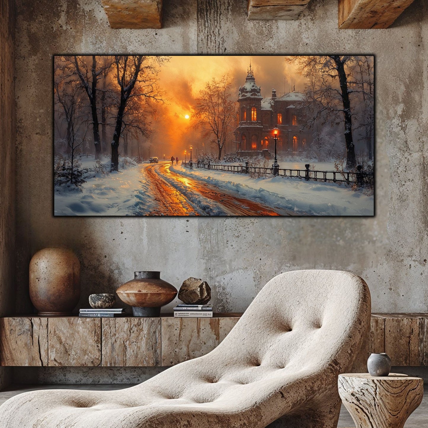 Tablou Sticla Securizata - Colectia Cold Ember - no09