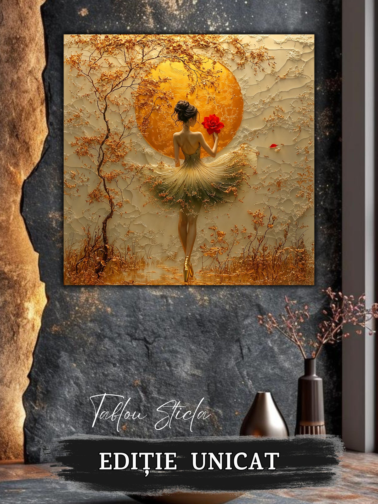 Tablou Sticla Securizata - Fragment of The Soul - 14