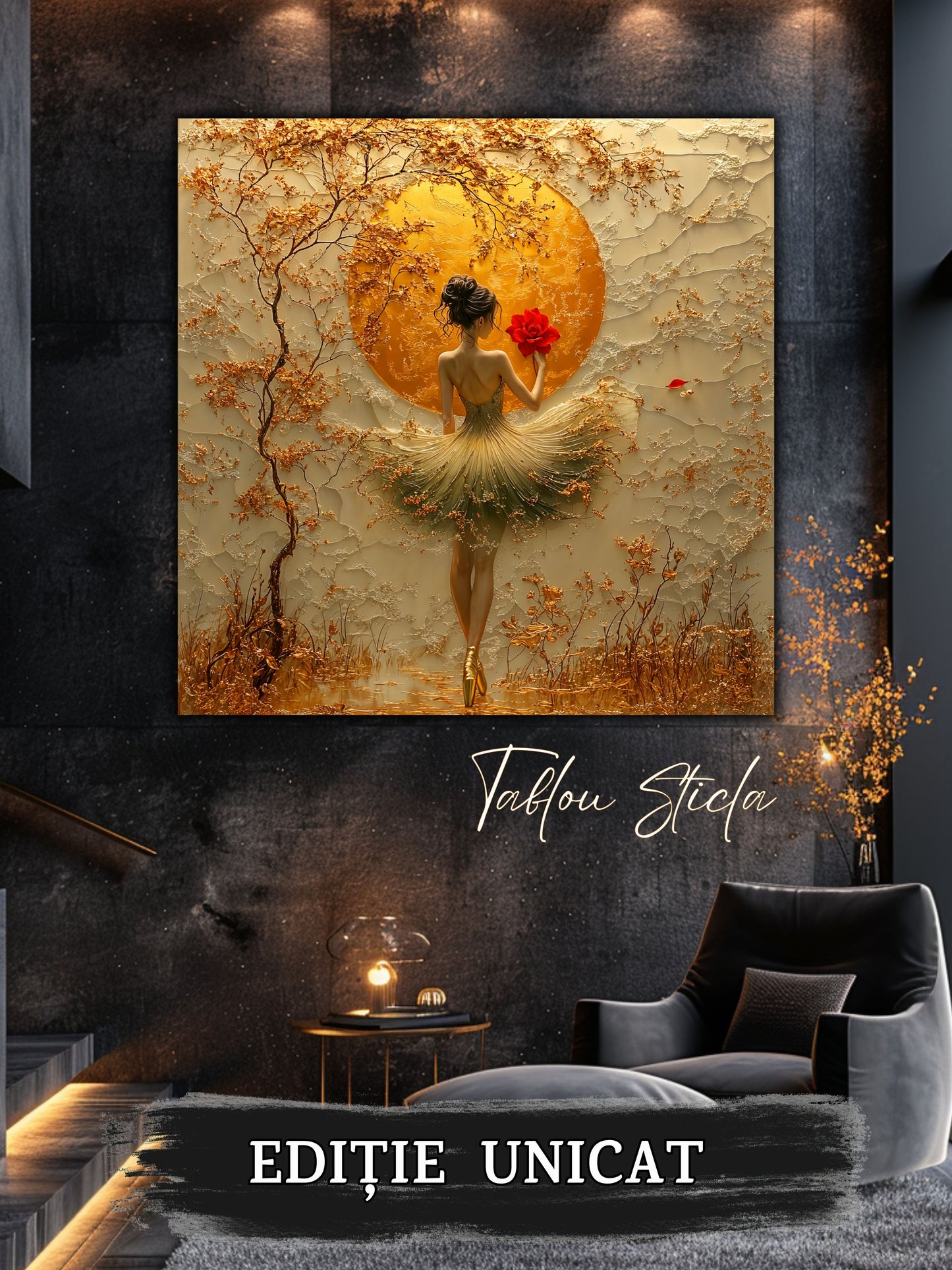 Tablou Sticla Securizata - Fragment of The Soul - 14