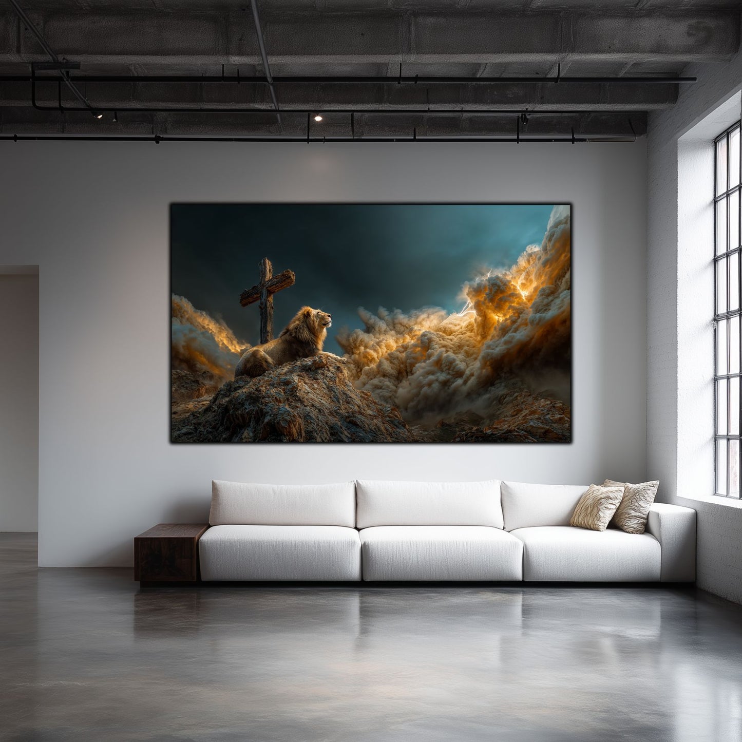 Tablou Decorativ Modern - Print UV pe Sticla - „Sacred Modernities” - No02