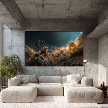 Tablou Decorativ Modern - Print UV pe Sticla - „Sacred Modernities” - No02