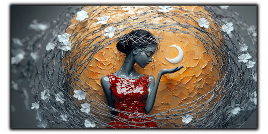 Thorned Beauty - Tablou Sticla Securizata - no14