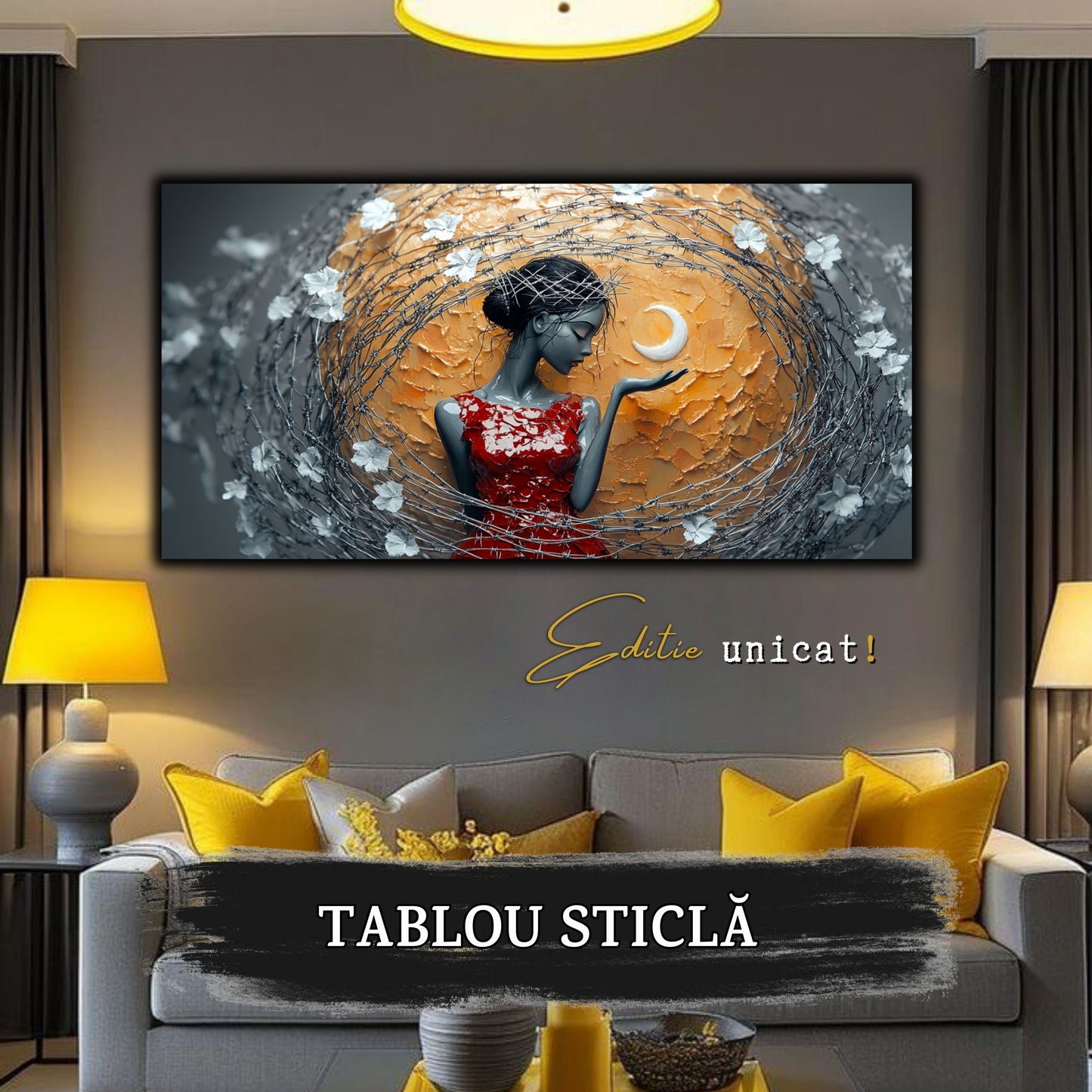 Thorned Beauty - Tablou Sticla Securizata - no14