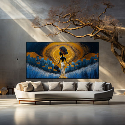 Tablou unicat din sticlă securizată -No02