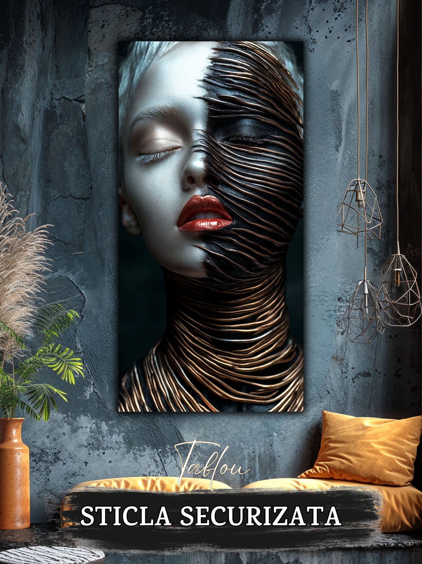 Innerverse - Tablou Sticla  - Unicat - no02