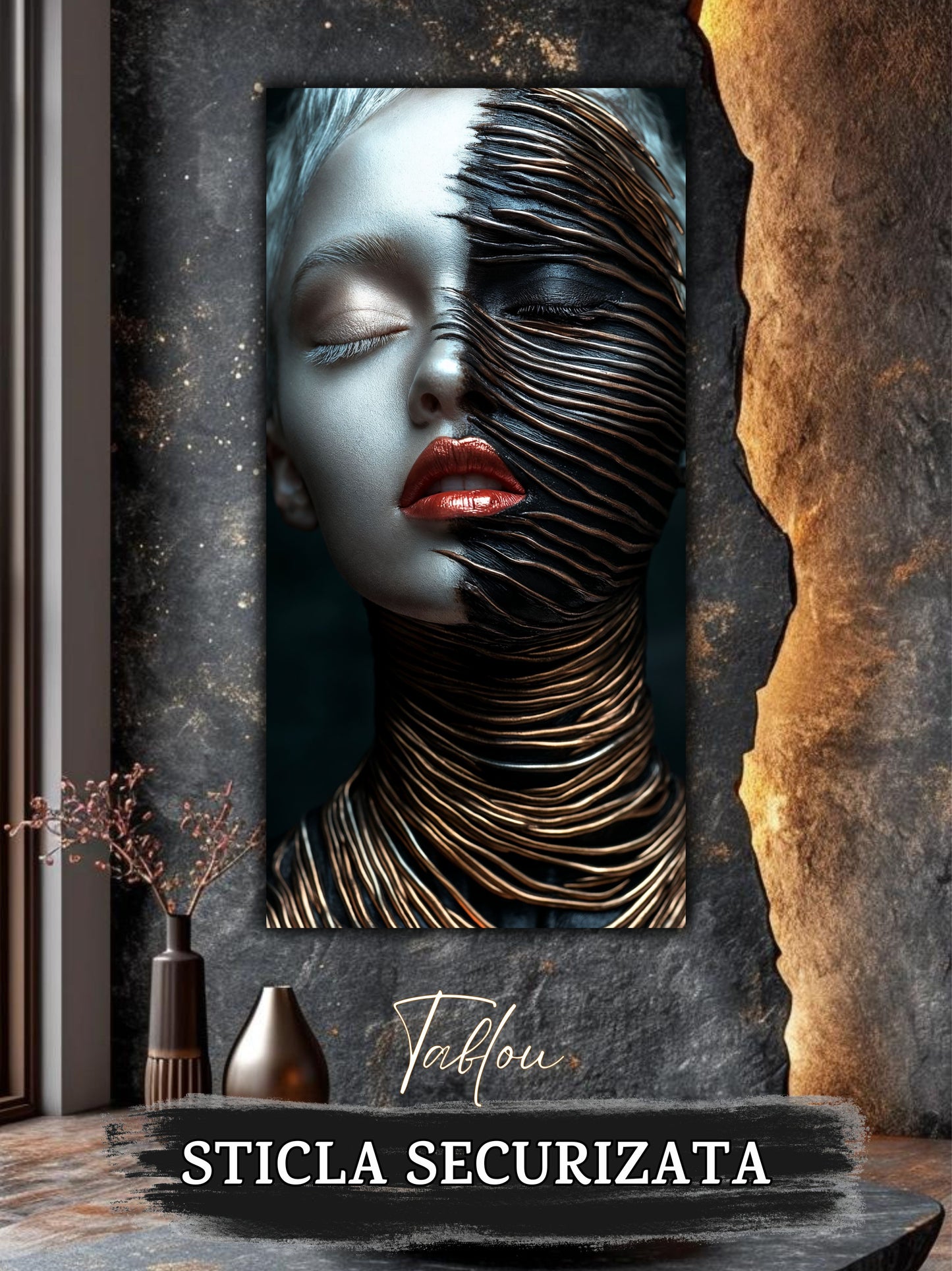 Innerverse - Tablou Sticla  - Unicat - no02