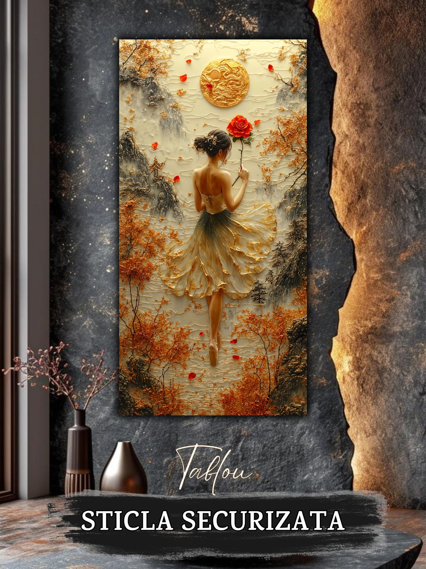 Tablou Sticla Securizata - Fragment of The Soul - 02