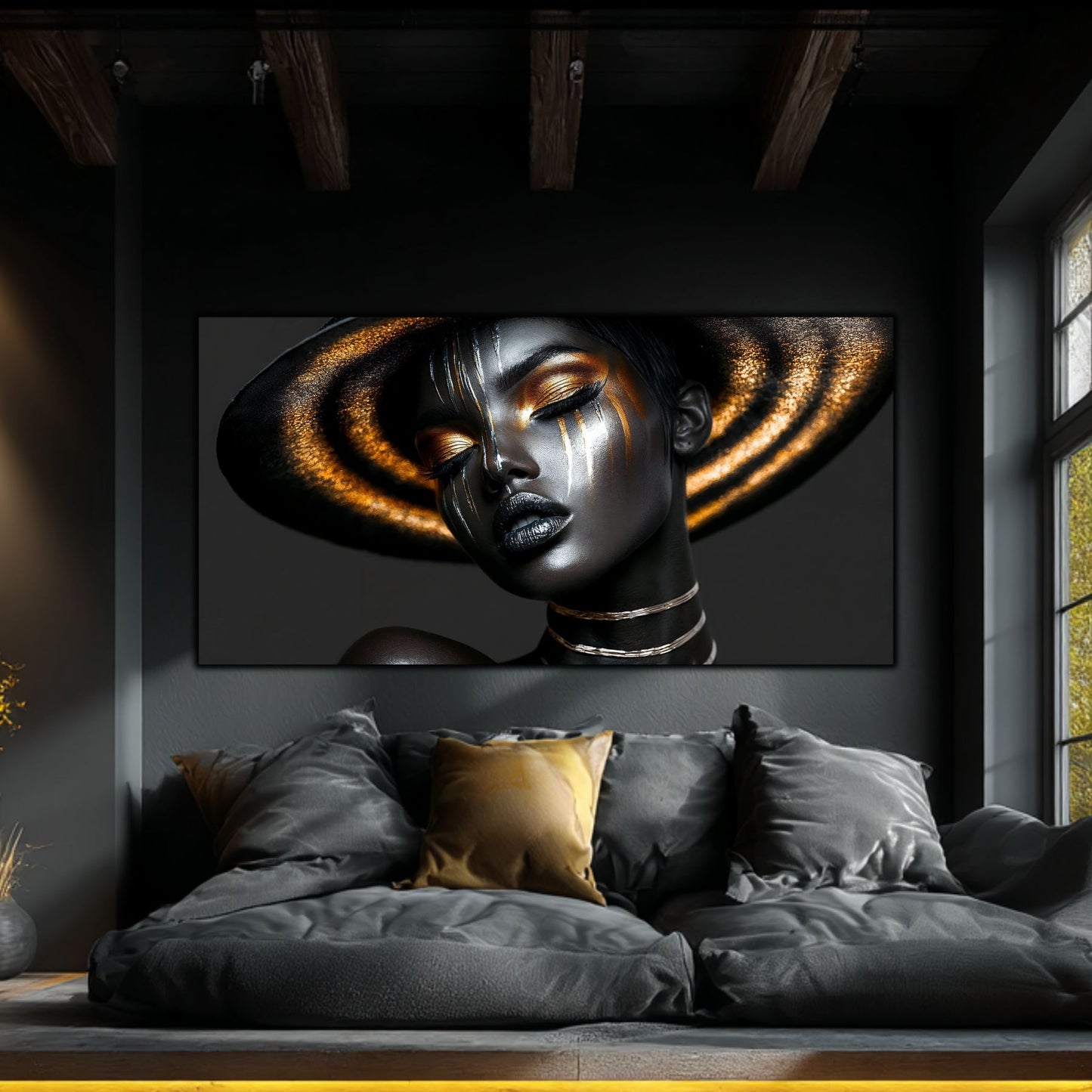 Tablou Decorativ Modern „Lumina Viselor" – Sticlă Securizată