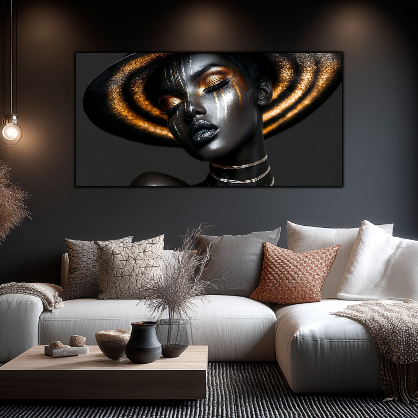 Tablou Decorativ Modern „Lumina Viselor" – Sticlă Securizată