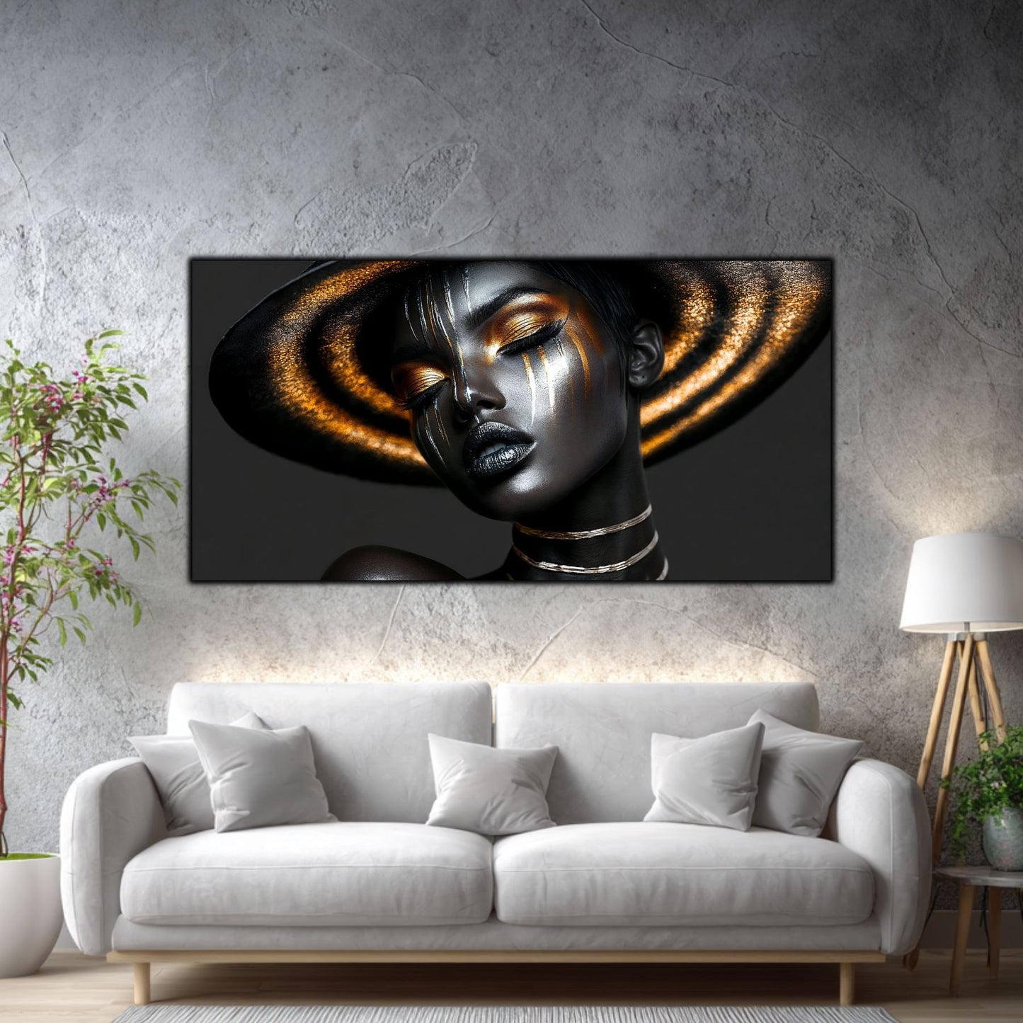 Tablou Decorativ Modern „Lumina Viselor" – Sticlă Securizată