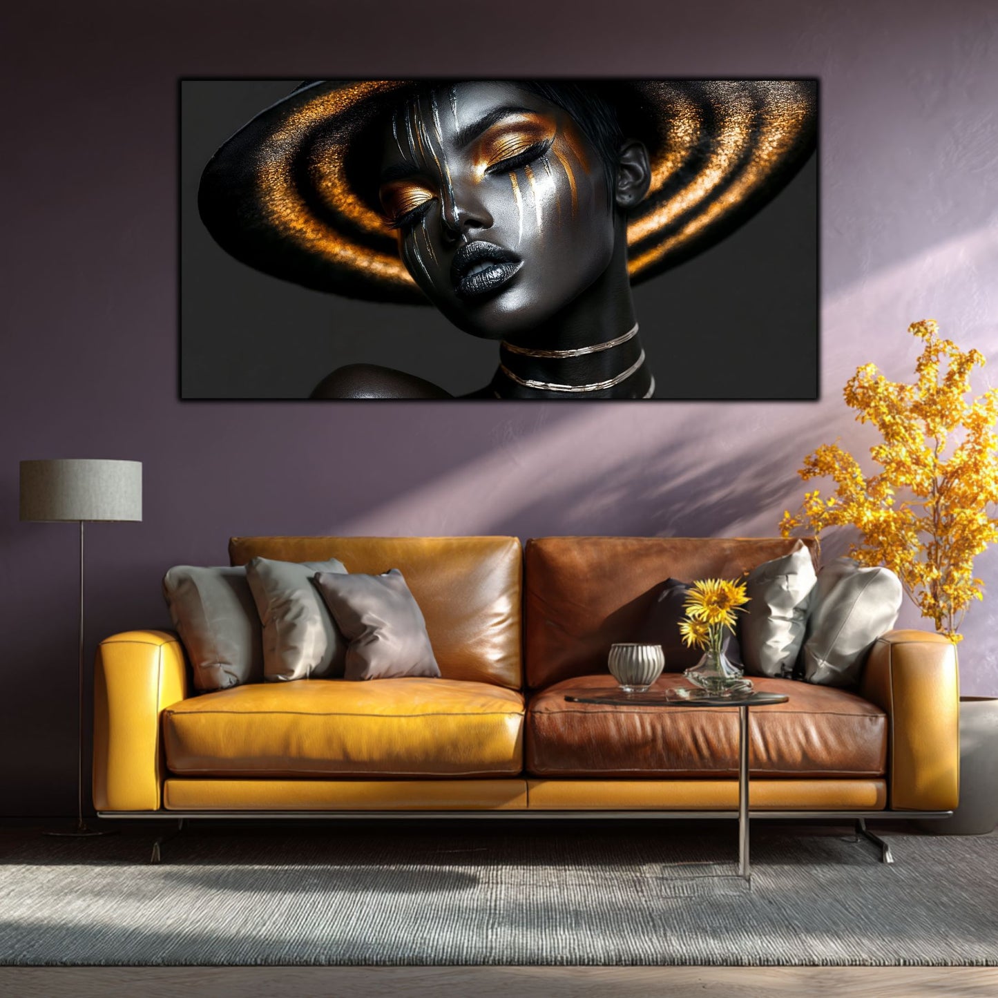 Tablou Decorativ Modern „Lumina Viselor" – Sticlă Securizată