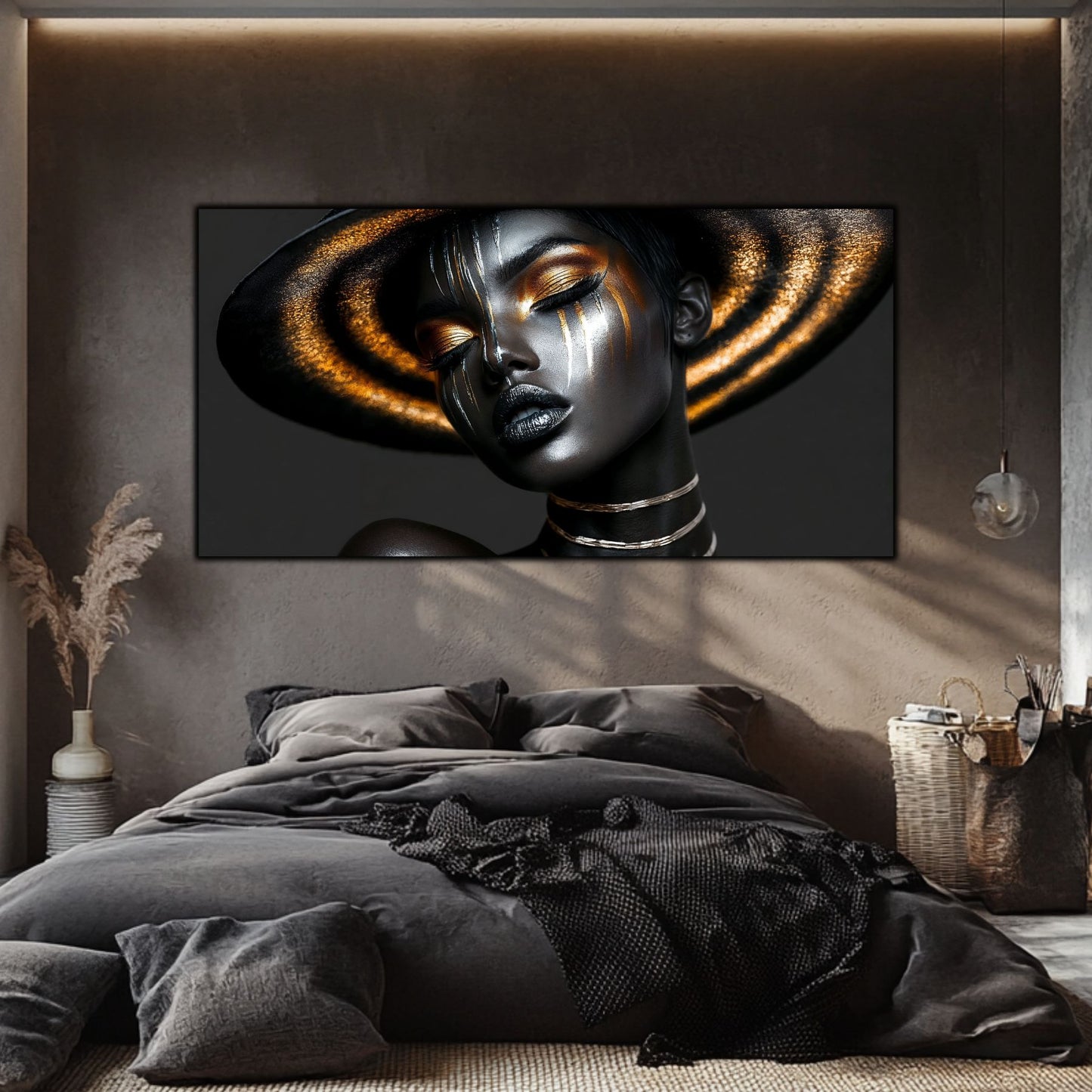 Tablou Decorativ Modern „Lumina Viselor" – Sticlă Securizată