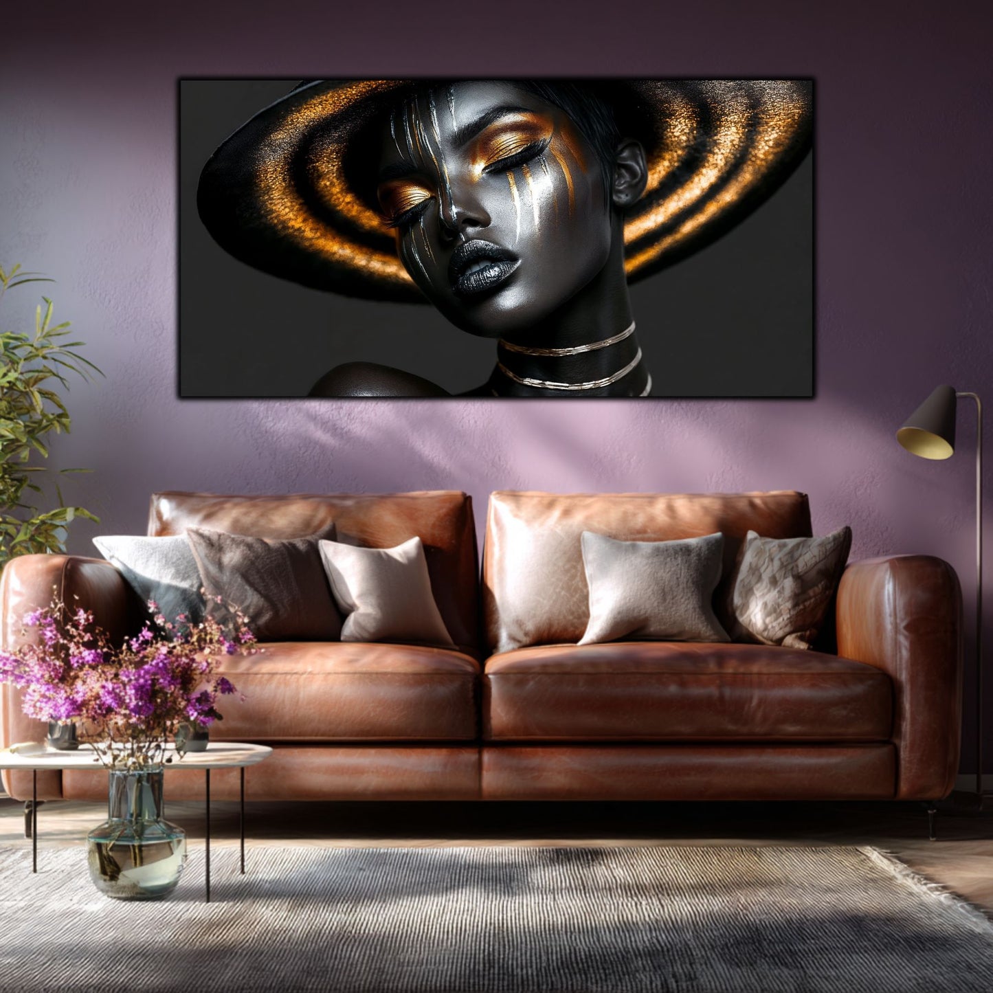 Tablou Decorativ Modern „Lumina Viselor" – Sticlă Securizată