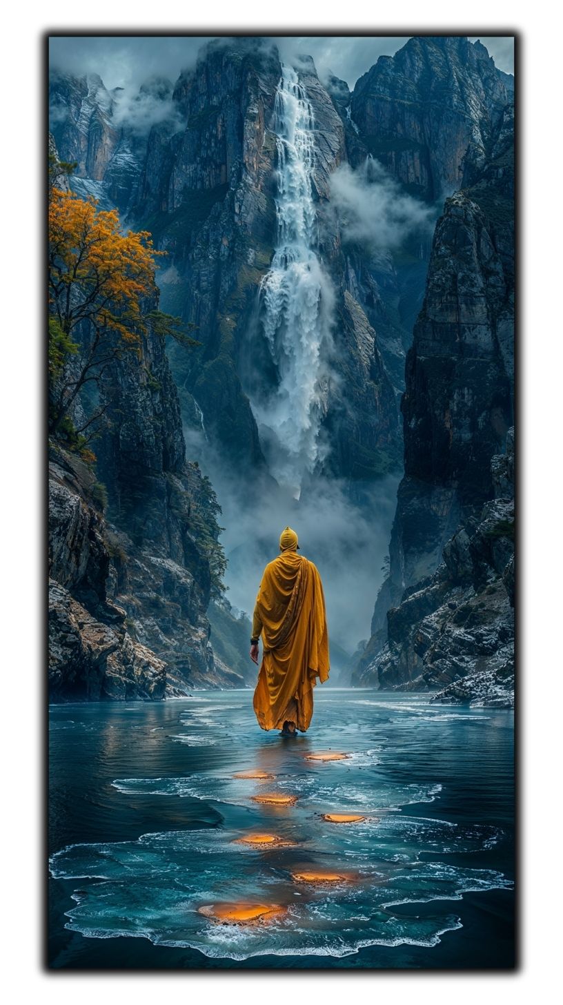 Tablou unicat din sticlă securizată Vanishing Step - No11