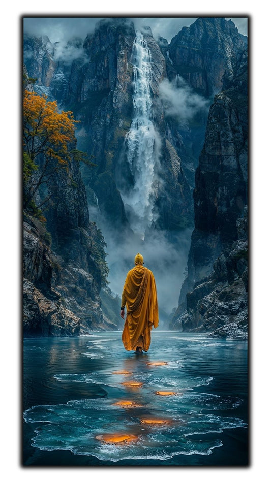 Tablou unicat din sticlă securizată Vanishing Step - No11