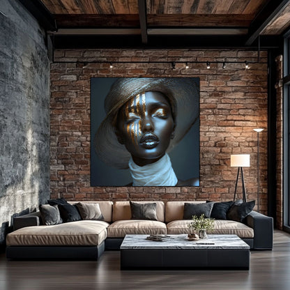 Dark White - Tablou Sticla Securizata - NO03