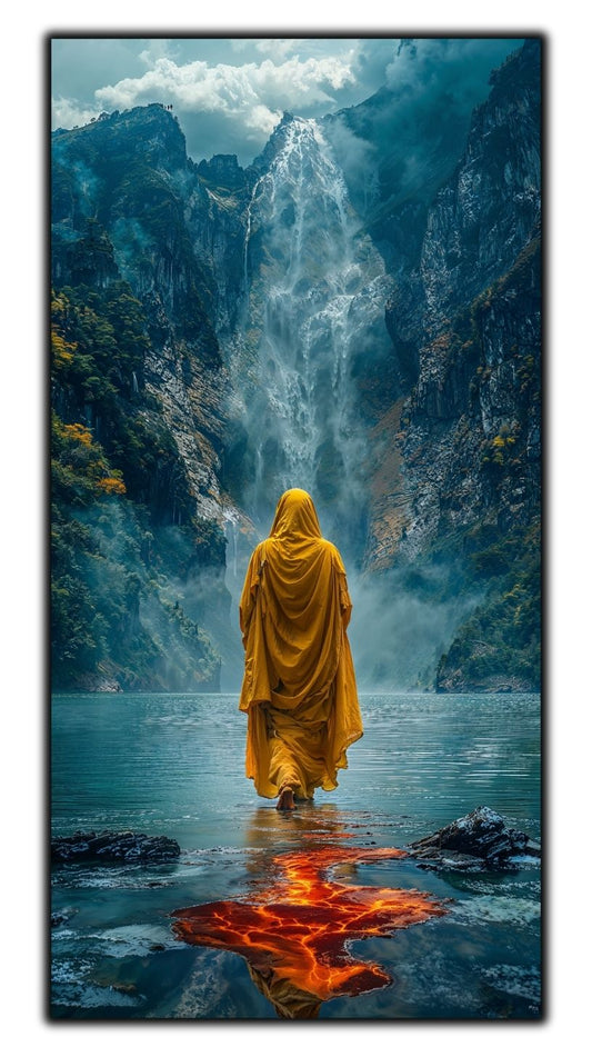 Tablou unicat din sticlă securizată Vanishing Step - No12