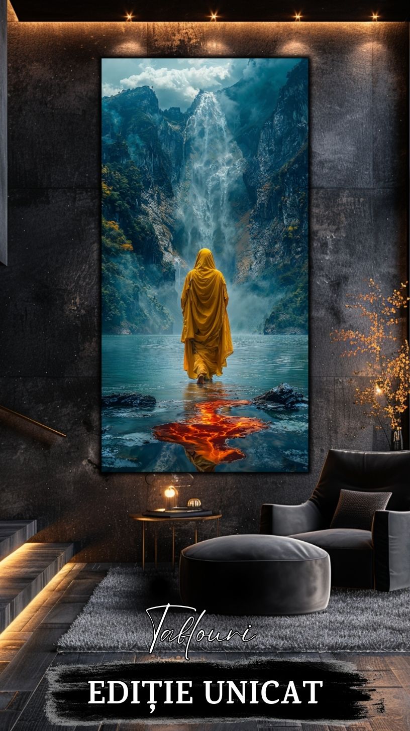 Tablou unicat din sticlă securizată Vanishing Step - No12