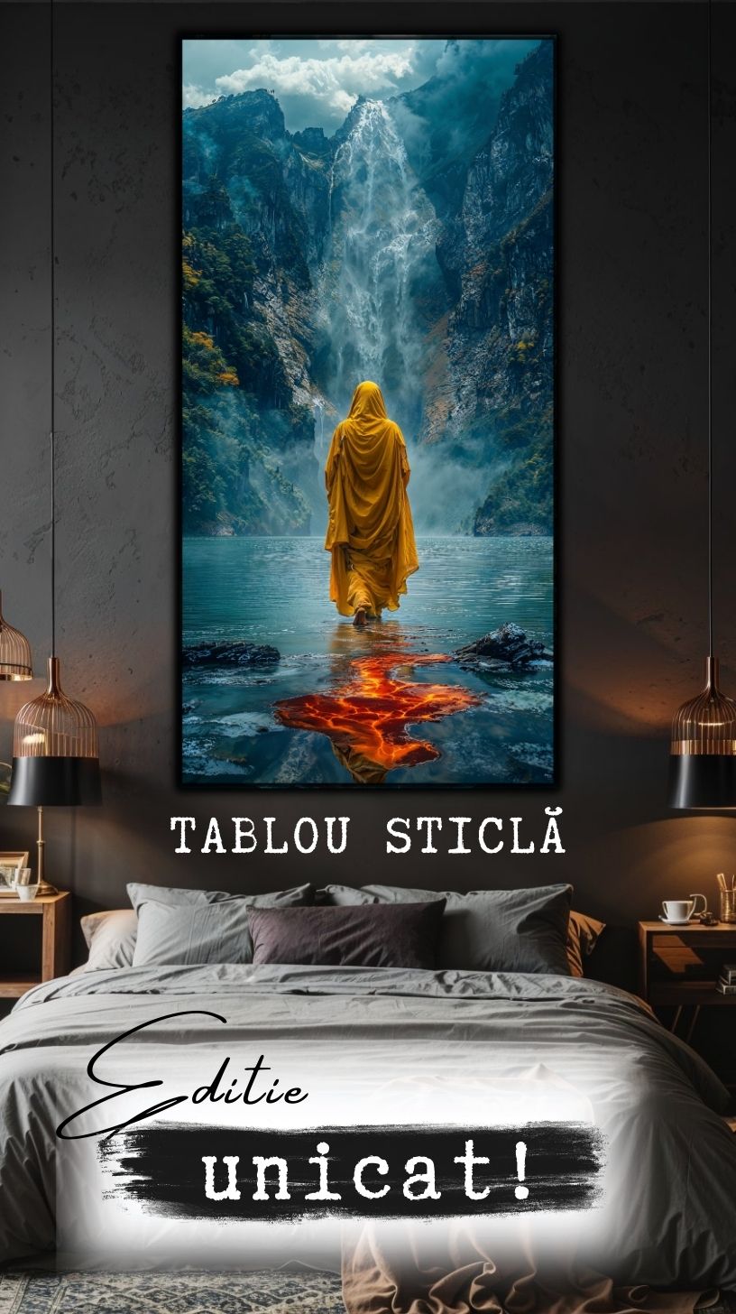 Tablou unicat din sticlă securizată Vanishing Step - No12