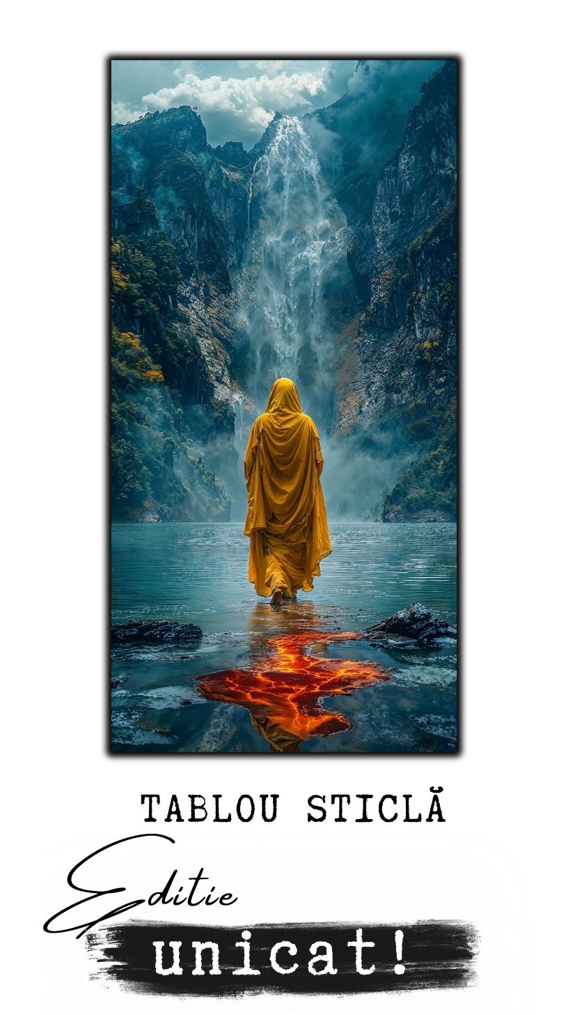 Tablou unicat din sticlă securizată Vanishing Step - No12