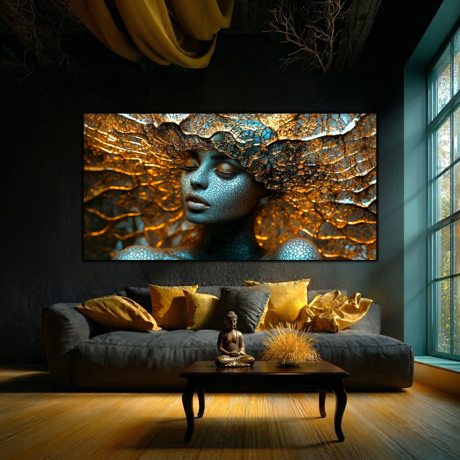 Tablou pe sticla pentru un singur proprietar, care adauga farmec casei tale si trasforma in magie atmosfera din orice living.