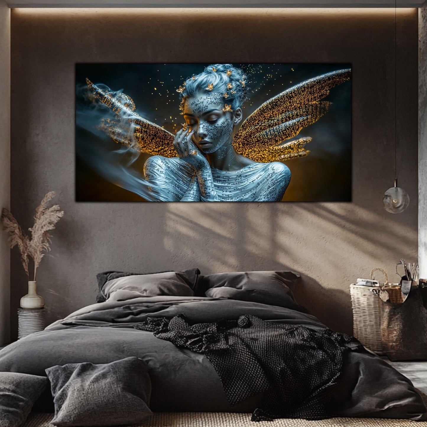 Beyond Meditation - Tablouri moderne pe sticla securizata pentru living contemporan NO45