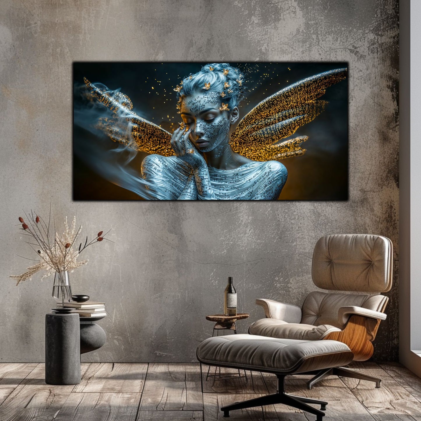 Beyond Meditation - Tablouri moderne pe sticla securizata pentru living contemporan NO45