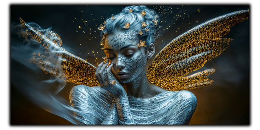 Beyond Meditation - Tablouri moderne pe sticla securizata pentru living contemporan NO45