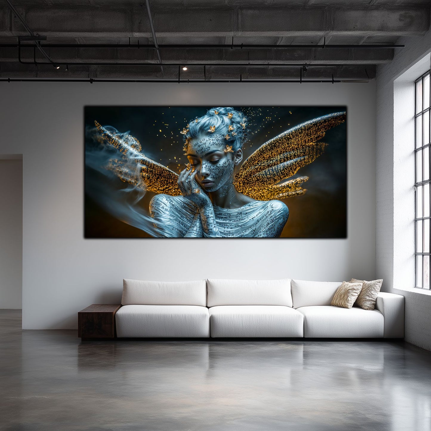 Beyond Meditation - Tablouri moderne pe sticla securizata pentru living contemporan NO45